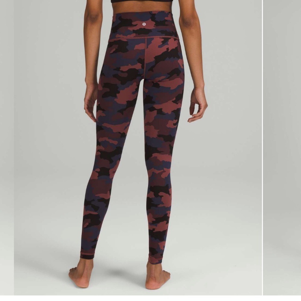 Lululemon Wunder Under High-Rise Tight 28" *Full-On Luxtreme Camo Size 14 - Picture 4 of 9